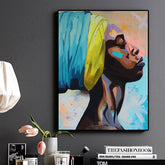 Toile - African Contemplator